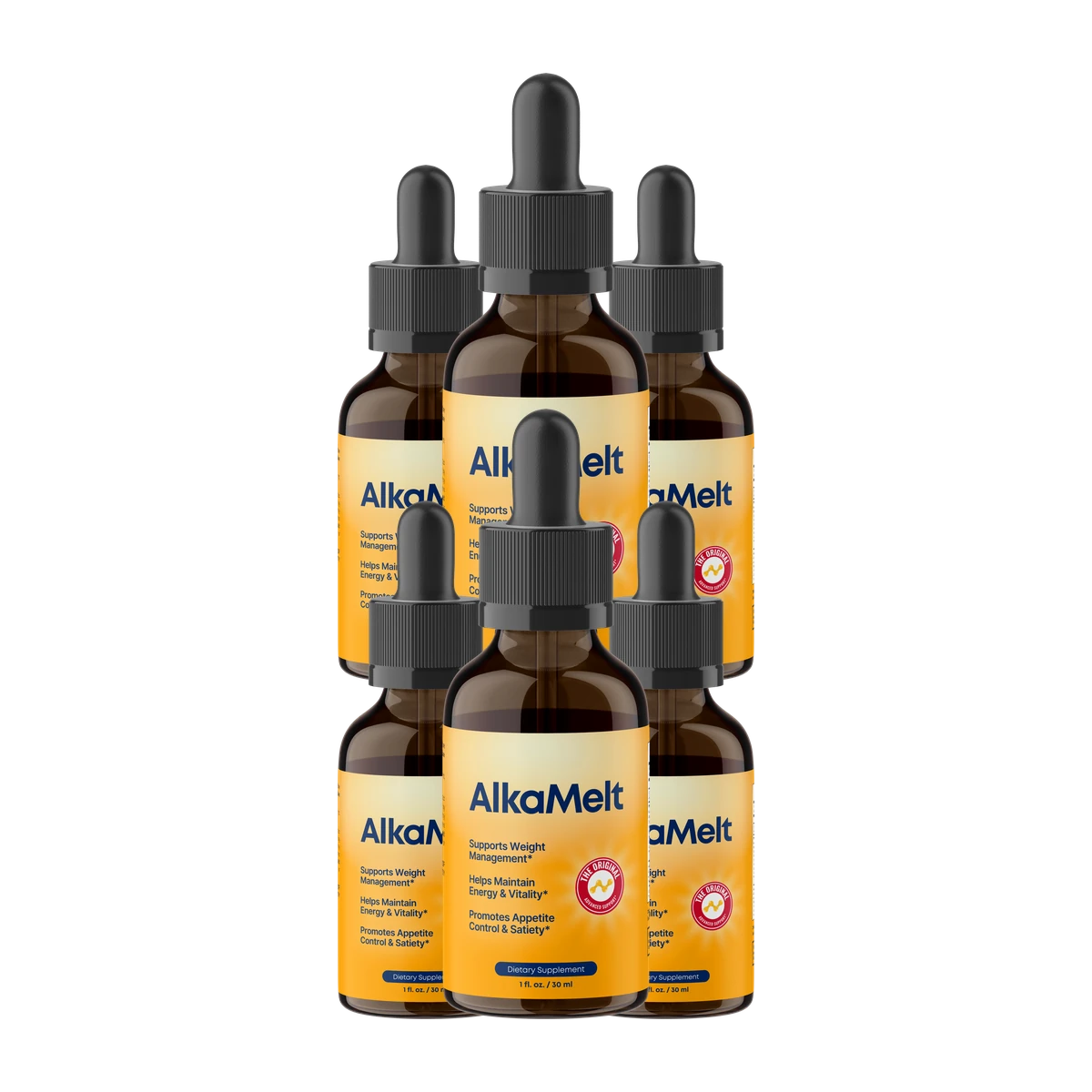 AlkaMelt supplement six-bottle package